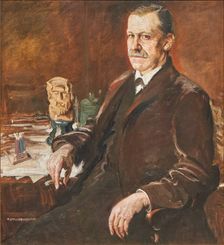 Portrait of Sigmund Freud, 1909. Creator: Oppenheimer, Max (1885-1954)
