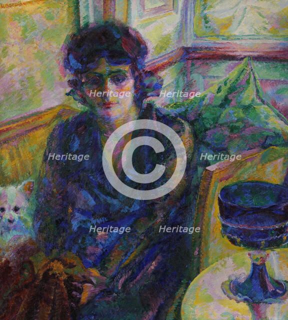 Portrait of Signora Cragnolini Fanna, 1916. Creator: Boccioni, Umberto (1882-1916).