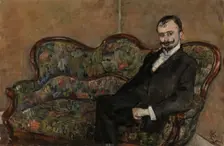 Portrait of Sigurd Bodtker, probably 1902. Creator: Christian Krohg