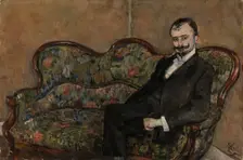 Portrait of Sigurd Bodtker, probably 1902. Creator: Christian Krohg