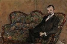 Portrait of Sigurd Bodtker, probably 1902. Creator: Christian Krohg
