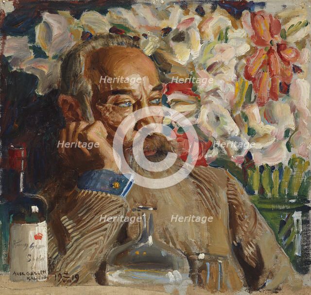 Portrait of Sigurd Wettenhovi-Aspa, 1919. Creator: Akseli Gallen-Kallela.