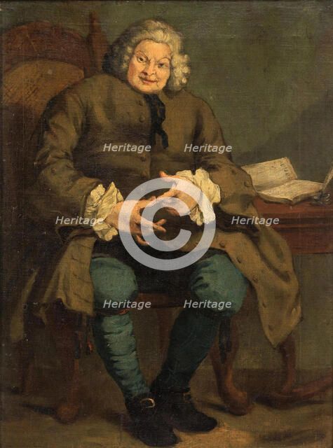 Portrait of Simon Fraser, 11th Lord Lovat (1667-1747) , c1747. Creator: Hogarth, William, (after)  .