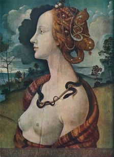 Portrait of Simonetta Vespucci c1480, (1939). Artist: Piero di Cosimo