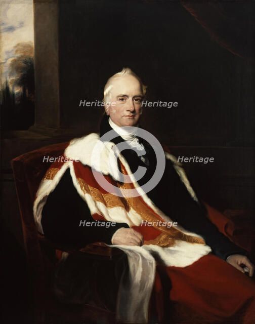 Portrait of Sir Nicholas Vansittart, 1st Baron Bexley, 1825. Creator: Lawrence, Sir Thomas (1769-1830).