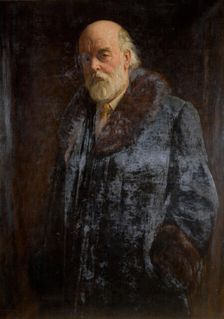 Portrait Of Sir Oliver Lodge, 1923. Creator: John Bernard Munns
