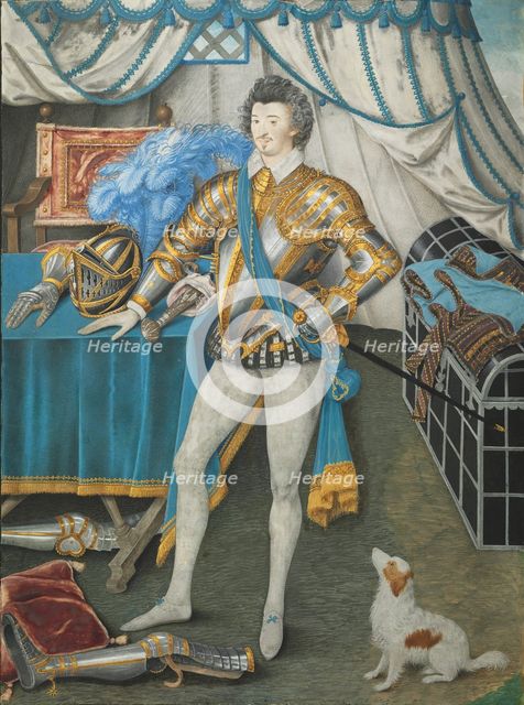 Portrait of Sir Anthony Mildmay, Knight of Apethorpe, Northants, c. 1590-93. Creator: Nicholas Hilliard (British, c. 1547-1619).