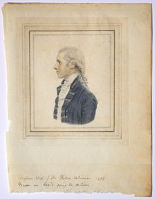 Portrait of Sir Captain West of the Dutton Indiaman, 1785. Creator: John I Smart (British, 1741-1811)