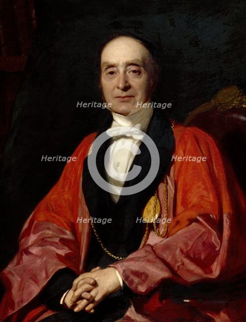 Portrait of Sir Charles Lock Eastlake, P.R.A., D.C.L., 1857. Creator: John Prescott Knight.