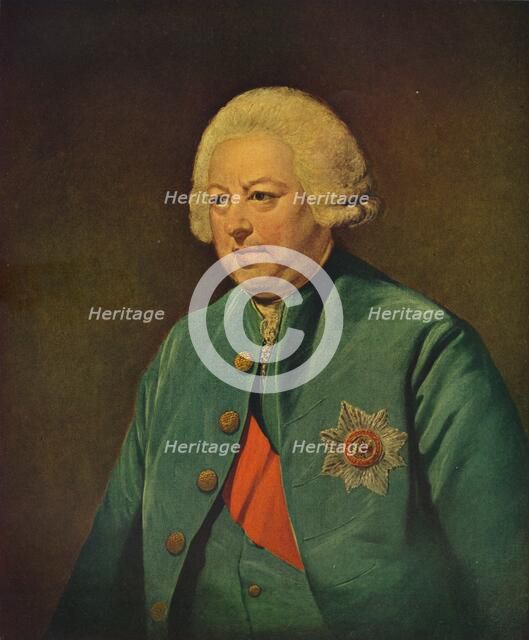 Portrait of Sir Edward Walpole, Kt., 18th century, (1915). Artist: Edward Edwards