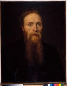 Portrait of Sir Edward Burne-Jones (1833-1898), 1870. Creator: George Frederick Watts