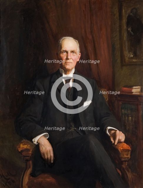 Portrait Of Sir Edward George Jenkinson (1836-1919), 1906. Creator: Hubert von Herkomer.