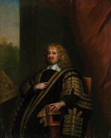 Portrait of Sir Edward Hyde, 1st Earl of Clarendon (1609-1674). Creator: Lely, Sir Peter (1618-1680)