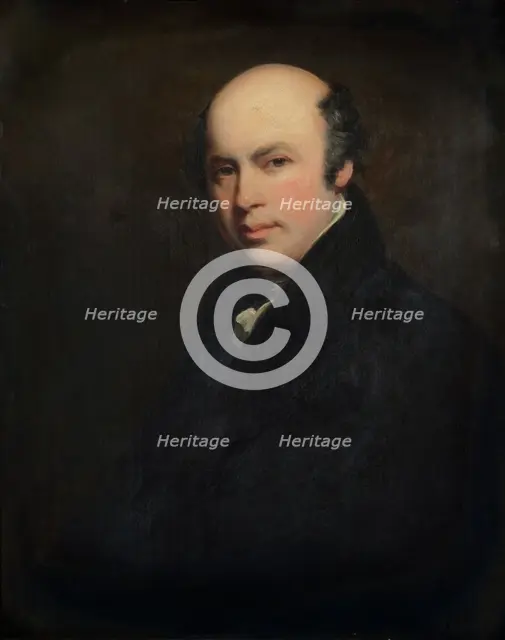 Portrait of Sir Francis Chantrey, R.A., c1821. Creator: Thomas Ellerby.
