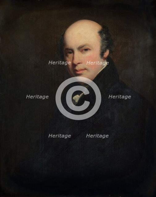 Portrait of Sir Francis Chantrey, R.A., c1821. Creator: Thomas Ellerby.