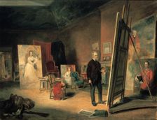 Portrait of Sir Francis Grant in his Studio 1866. Artist: John Ballantyne
