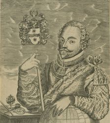 Portrait of Sir Francis Drake, 1628. Creator: Vaughan, Robert (c. 1600-before 1663)