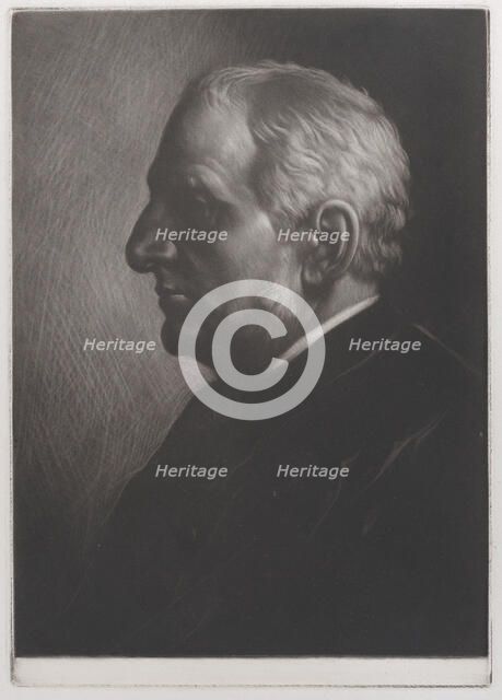 Portrait of Sir Francis Seymour Haden, 1881. Creator: Alphonse Legros.