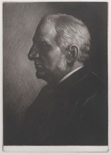 Portrait of Sir Francis Seymour Haden, 1881. Creator: Alphonse Legros