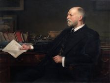 Portrait of Sir Frederick Eaton, 1913. Creator: Edward John Poynter