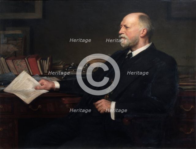 Portrait of Sir Frederick Eaton, 1913. Creator: Edward John Poynter.