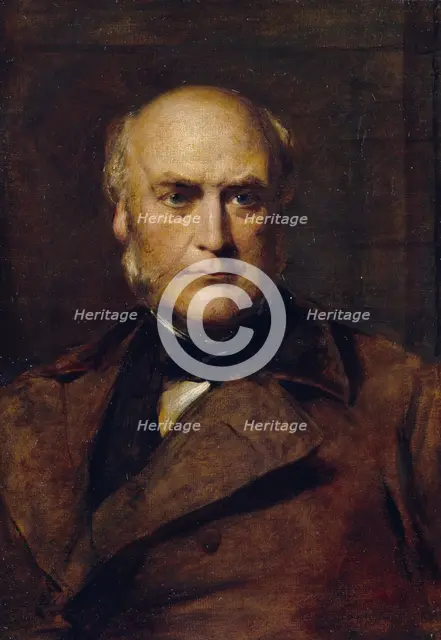 Portrait of Sir George Gilbert Scott, R.A., 1877. Creator: George Richmond.