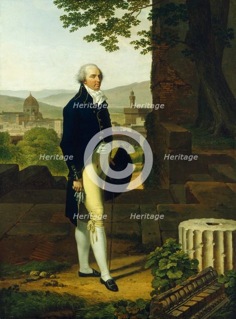 Portrait of Sir Godfrey Vassall Webster Bt, 1794. Artist: Louis Gauffier