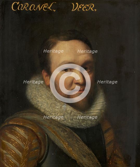 Portrait of Sir Horace Vere (1565-1635), c.1615-c.1633. Creator: Workshop of Michiel Jansz van Mierevelt.