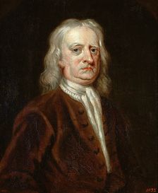 Portrait of Sir Isaac Newton (1642-1727), First third of 18th century. Creator: Vanderbank, John (1694-1739)