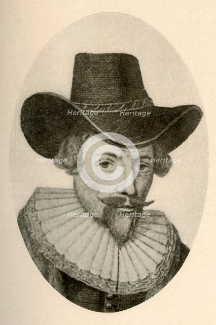 'Portrait of Sir Isaac Pennington, in hat worn in the House of Burgesses', c1650-1660, (1937).. Creator: Unknown.