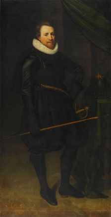 Portrait of Sir John Burroughs (1587-1627), c.1620-c.1623. Creator: Jan Anthonisz van Ravesteyn