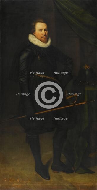 Portrait of Sir John Burroughs (1587-1627), c.1620-c.1623. Creator: Jan Anthonisz van Ravesteyn.