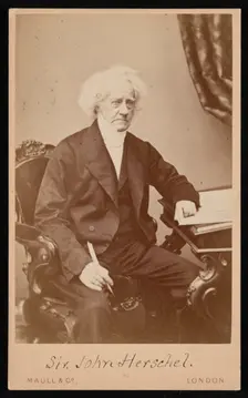 Portrait of Sir John Frederick William Herschel (1792-1871), Before 1871. Creator: Maull & Co