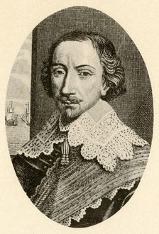 Portrait of Sir John Pennington, in English armour with Vandyke collar c1610-1630, (1937). Creator: Unknown