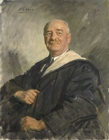 Portrait of Sir Joseph Barcroft, C.B.E., F.R.S., 1938. Creator: Reginald Grenville Eves