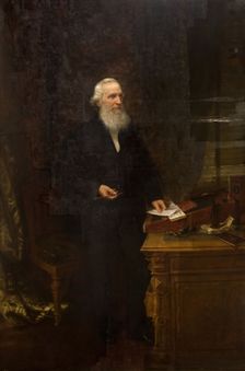 Portrait of Sir Josiah Mason, 1873. Creator: Henry Turner Munns
