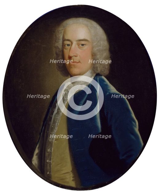 Portrait of Sir Lister Holte (1720-70), 5th Baronet, 1750-1770. Creator: Unknown.