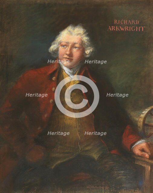 Portrait of Sir Richard Arkwright (1732-1792), 1911. Creator: Mautner, Stefan (1877-1944).