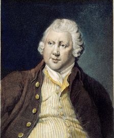 Portrait of Sir Richard Arkwright (1732–1792), c. 1790. Artist: Wright of Derby, Joseph (1734-1797)
