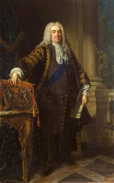Portrait of Sir Robert Walpole, 1740. Creator: Jean Baptiste van Loo