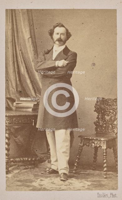 Portrait of Sir Robert Peel (1788-1850), 1862. Creator: Disdéri, André Adolphe-Eugène (1819-1889).