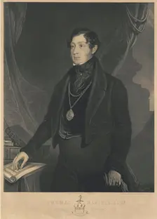 Portrait of Sir Thomas Blaikie, (1802-1861), 1841. Creator: John Phillip