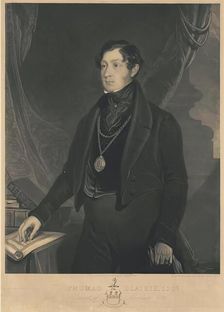 Portrait of Sir Thomas Blaikie, (1802-1861), 1841. Creator: John Phillip