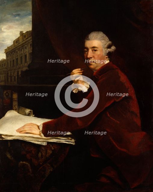 Portrait of Sir William Chambers, R.A., c1780. Creator: Sir Joshua Reynolds.
