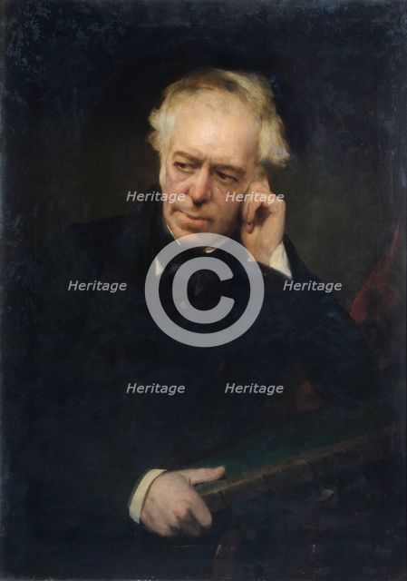 Portrait of Sir William Allan, R.A., c1844. Creator: John Watson-Gordon.