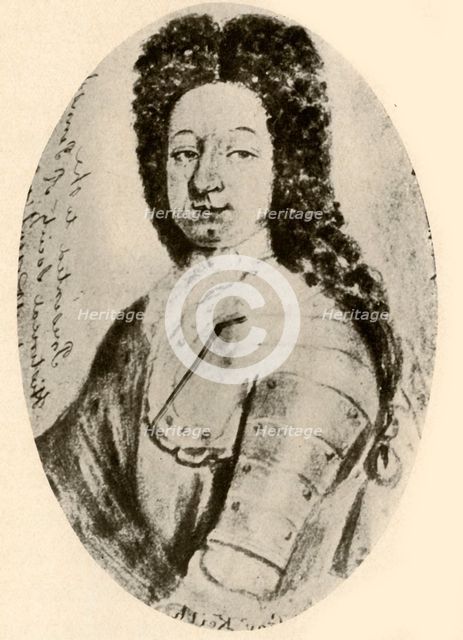 'Portrait of Sir William Keith, in armour and campaign wig', 1717, (1937) Creator: Unknown.