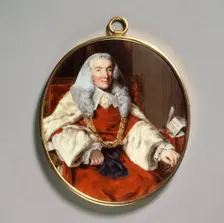 Portrait of Sir William Murray, 1st Earl of Mansfield, 18th century. Artist: William Russell Birch