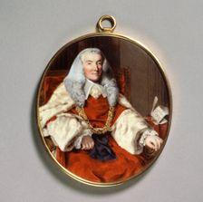 Portrait of Sir William Murray, 1st Earl of Mansfield, 18th century. Artist: William Russell Birch