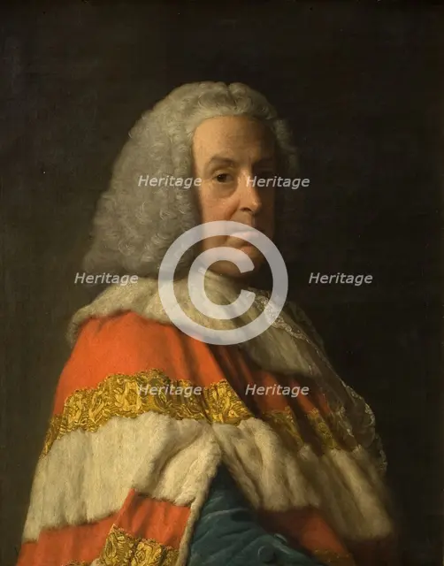 Portrait of Sir William Pulteney, Earl of Bath, 1750-64. Creator: Allan Ramsay.