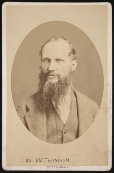 Portrait of Sir William Thomson, 1st Baron Kelvin (1824-1907), 1876. Creator: Centennial Photographic Company